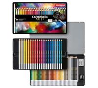 STABILO CarbOthello - Crayon de couleur - Boîte métal x 60 crayons pastel - Gamme ARTY+
