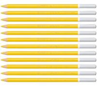 STABILO CarbOthello - Crayon de couleur - Lot x 12 crayons pastel fusain - Jaune de chrome foncé (1400/210)