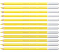 STABILO Crayons de couleur CarbOthello pastel fusain Jaune permanent primaire Lot de 12