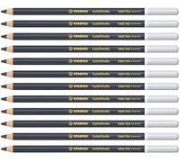 STABILO CarbOthello - Crayon de couleur - Lot x 12 crayons pastel fusain - Noir de bougie (1400/750)