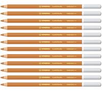 STABILO CarbOthello - Crayon de couleur - Lot x 12 crayons pastel fusain - Ocre foncé (1400/615)