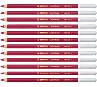 STABILO CarbOthello - Crayon de couleur - Lot x 12 crayons pastel fusain - Pourpre (1400/330)