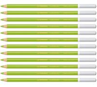 STABILO CarbOthello - Crayon de couleur - Lot x 12 crayons pastel fusain - Vert anglais extra clair (1400/570)