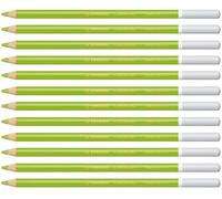 STABILO CarbOthello - Crayon de couleur - Lot x 12 crayons pastel fusain - Vert anglais extra clair (1400/570)