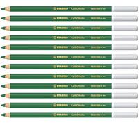 STABILO CarbOthello - Crayon de couleur - Lot x 12 crayons pastel fusain - Vert Hooker (1400/590)