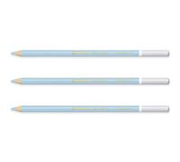 STABILO CarbOthello Lot de 3 crayons à craie pastel Bleu outremer clair (435)