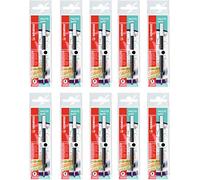 STABILO cartouche stylo roller- Lot x 10 recharges pour stylo encre gel Palette- noir