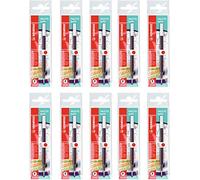 STABILO cartouche stylo roller- Lot x 10 recharges pour stylo encre gel Palette- rouge