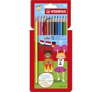 STABILO color - Crayon de couleur - Étui carton x 12 crayons de coloriage
