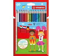 STABILO – Crayons de couleur color – Étui carton 18 crayons