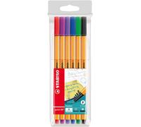 STABILO COLOR FINEPINNERS 88/6, lot de 6