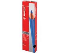 STABILO Original Crayon de couleur de qualité supérieure, bicolore, rouge et bleu