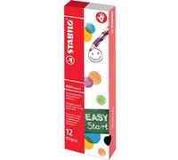 STABILO EASYcolors - Crayon de couleur - 1 crayon de couleur ergonomiques pour droitier - Rouge