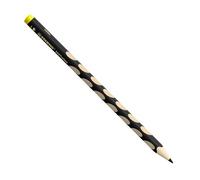 Stabilo Crayon de couleur ergonomique pour gauchers Easy Colors - Stylo simple - Noir