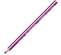 Stabilo Crayon de couleur triangulaire Trio épais - Stylo simple - violet rouge