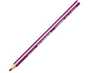 Stabilo Crayon de couleur triangulaire Trio épais - Stylo simple - violet rouge