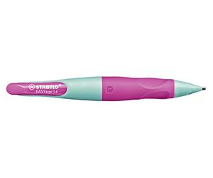 STABILO Crayon d'écriture EASYergo 1.4 pour gaucher Turquoise/Rose fluo