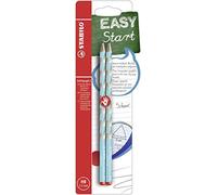 STABILO Crayon graphite ergonomique EASYgraph S - Blister x 2 crayons papier - HB - bleu - droitier