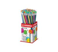 stabilo crayon graphite pencil 160 avec gomme, display de 72 noir