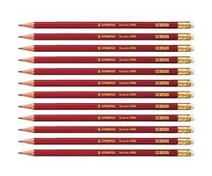 STABILO Crayon graphite Swano avec gomme, dureté: HB G