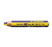 STABILO Crayon multi-talents woody 3 in 1 duo - jaune-violet Jaune G
