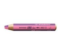 STABILO Crayon multi-talents woody 3 in 1 duo - rose-lilas Rose G