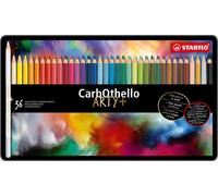STABILO crayon pastel CarbOthello ARTY+ étui métal 36 pièces