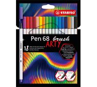 STABILO crayon pinceau Pen 68 brush ARTY Edition étui de 18 pièces