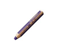STABILO Crayon WOODY 3 en 1 Extra large – violet foncé