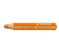 Stabilo Crayons Aux Talents Multiples Woody 3 In 1, Rond, Orange