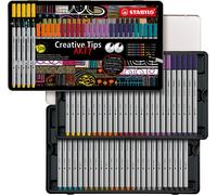 STABILO Creative Tips ARTY URBAN étui métallique de 50 pièces