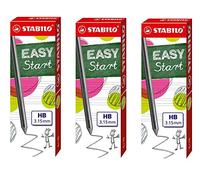 STABILO Easy Ergo Lot de 18 mines de crayon HB 3,15 mm