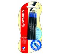 Stabilo Easy Original Blister de 6 Recharges en encre bleue effaçable 0,5 mm