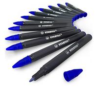 Stabilo Easy Start 12 recharges pour stylo à bille 0,5 mm Bleu 4 lots