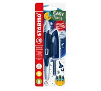 STABILO - EASYbirdy 3D DreamWorld, Stylo Enfant, 1 Stylo, Plume A pour Débutant, Gaucher Bleu