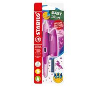 STABILO - EASYbirdy 3D DreamWorld, Stylo Enfant, 1 stylo, Plume A pour Débutant, Rose, Gaucher