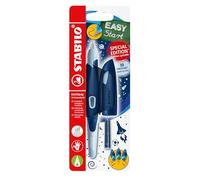 STABILO Stylo plume ergonomique Easybirdy 3D DreamWorld - Pointe A (débutant) - Droitier - Bleu avec encre bleue effaçable