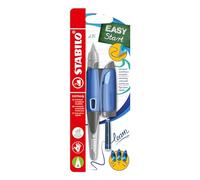 STABILO EASYbirdy Pastel Edition Stylo-plume ergonomique pour école Pointe A Droitier Bleu/Bleu clair