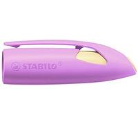 STABILO EASYbirdy Stylo-plume ergonomique avec capuchon | Lot de 1 - Rose tendre/abricot