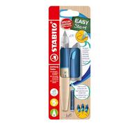 STABILO EASYbirdy Timber - Stylo plume enfant - Blister carton x 1 stylo plume - gaucher + 1 e réglage - bleu