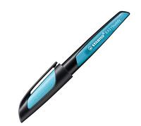 STABILO – Stylo plume EASYbuddy – ergonomique – plume M pour tous – noir/bleu
