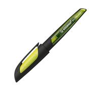 STABILO EASYbuddy Stylo-plume ergonomique pour école Noir/citron vert