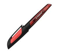 STABILO EASYbuddy Stylo-plume ergonomique pour école Pointe M Noir/corail