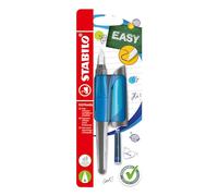 Stabilo EASYbuddy Stylo-plume pour débutant - Plume A A Bleu foncé/bleu clair