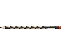 Lot De 12 Crayon De Couleur Easycolors Triangulaire Pour Droitiers - Noir - Stabilo