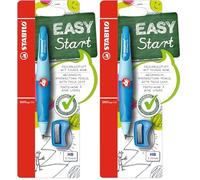 STABILO EASYergo 3.15 - Porte-mine ergonomique bleu + taille-crayon - Droitier (Lot de 2)