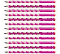 STABILO EASYgraph droitier Crayon 2B rose ergonomique pour Lot de 12