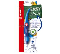 STABILO Stylo roller EASYoriginal ergonomique pour droitier – Bleu foncé/bleu clair