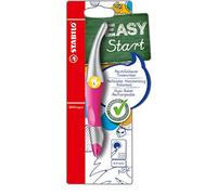 STABILO EASYoriginal - Stylo Roller Ergonomique Rechargeable FLUO Rose - Gaucher