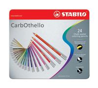 Stabilo Étamé Art Produits Carbothello Craie Pastel Coloré Crayons 24 Nuances